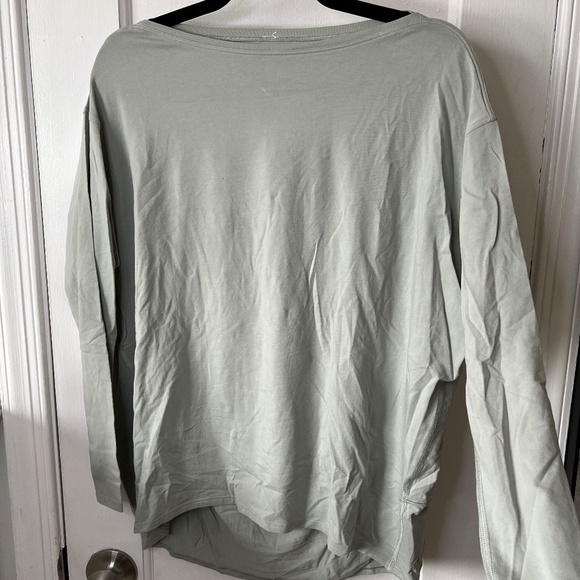 Lululemon Drop Shoulder Long Sleeve Shirt - 6 - Seafoam Green - Picture 1 of 3